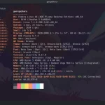 Fedora fastfetch