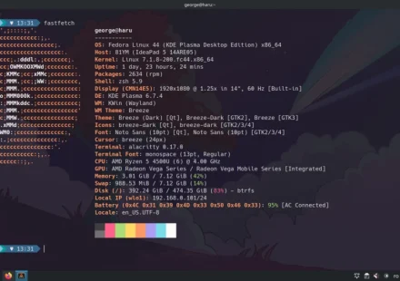 Fedora fastfetch
